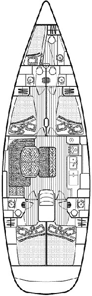 Beneteau 505 Layout
